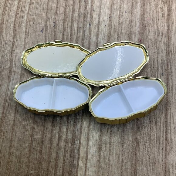 Vintage Metal Bundle Pill Compact Box - Picture 5 of 5